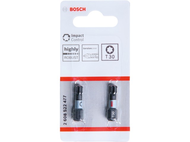 Vijačni nastavek Bosch PRO Torx Impact, T30, 25mm, 2608522477